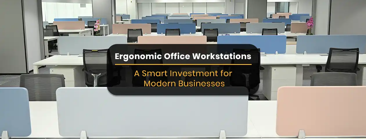 ergonomic office workstation for modern workplaces